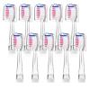 10-Pack Kids Replacement Toothbrush Heads,Compatible with Seago SG513/SG977/SGEK6/DT-K6(Pink) view 1