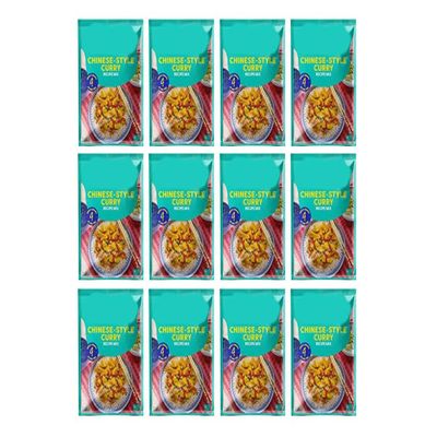 Chinese-Style Curry Recipe Mix, 35g, Free From Artificial Colours and Flavourings, Suitable for Vegetarians, Pack of 12