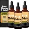 Wild Mullein Drops,Mullein Leaf Extract for Lungs,Lung Cleanse Support Drops,for Men & Women view 1