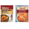 Suhana Ready to Eat Combo Pack 80g (RTE) | Chicken Curry 3 Packs & Fish Curry 3 Packs | Instant Meal Solution view 1