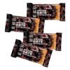 Getbuzzing Nut Free Oat Flapjacks - Gluten Free Healthy Snacks - Energy Bars For Running, Cycling, Gym - Pack of 4 x 62g (Dates & Seeds)