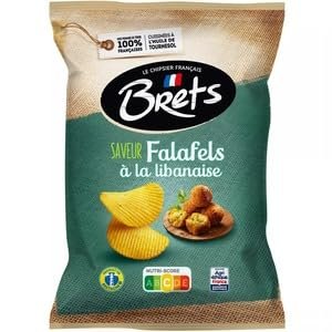 Brets Chips Lebanese Falafel Flavour 125g (Pack of 2)