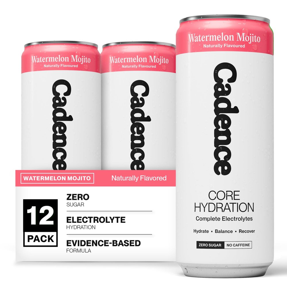 Cadence Core Electrolyte Hydration Drink - Sugar Free - 12 x 330ml Cans