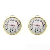 Accurate Sauna Thermometer and Hygrometer with Air Circulating Vents for Fast and Stable Environmental (2pcs)