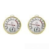 Accurate Sauna Thermometer and Hygrometer with Air Circulating Vents for Fast and Stable Environmental (2pcs)