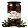 Anjoman Volos Black Whole Olives Jumbo 358ml - Rich Savory Greek Black Olives with Pits, Mediterranean for Gourmet Cooking & Entertaining