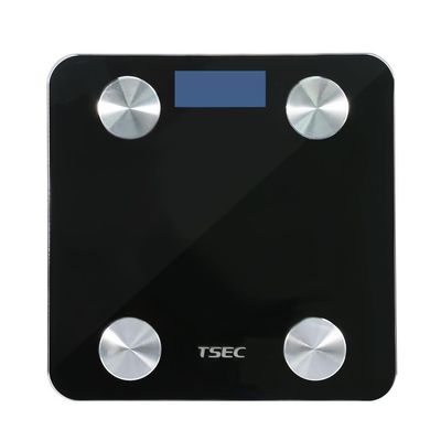 CHHELIHL Digital BMI Smart Scale, for Health Monitoring, Body Composition Analyzer, Weight Tracking with App Sync, Multiple Metrics, Social Sharing, Health Tips, High Accuracy (Black)