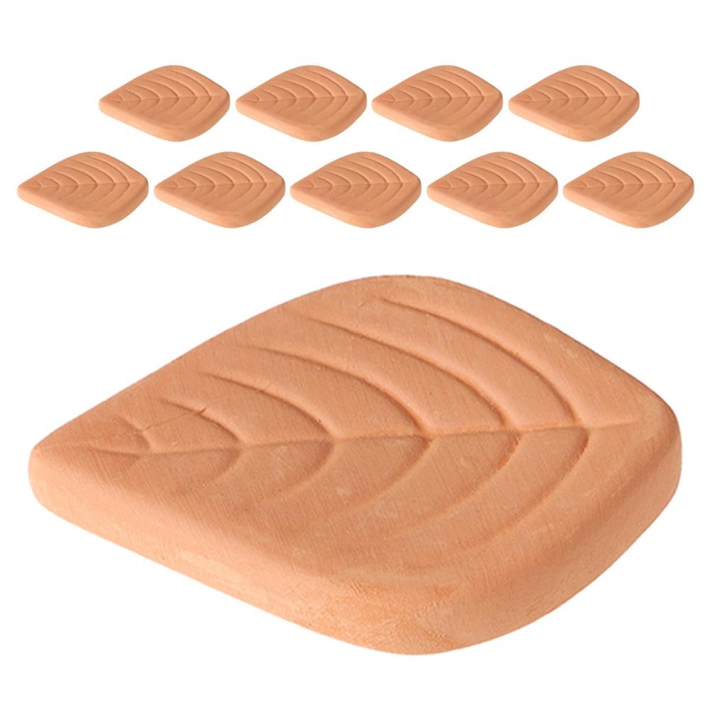 Beavorty Brown Sugar Softener Disc 10Pcs Terracotta Moisture Absorber for Baking Cookies Marshmallows Food Storage Containers Compact Kitchen Use Reusable