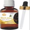 LEVENMOOI Black Pepper (Piper nigrum) Essential Oil 30ML for Aromatherapy, Diffuser, Humidifier and Massage, Amber Bottle with Dropper view 1