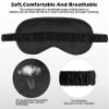 12Pcs Silk Sleep Masks Satin Eye Mask Silky Eyes Cover Blindfold Eyeshade Hair Ties Scrunchy Travel Bridesmaids Gifts view 4