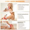 4 in 1 Lymphatic Drainage Massager, Anti-Cellulite Body Sculpting Tool, Body Sculpting Machine with Microcurrent, Heat, Gentle Vibration & Light for Legs, Arms, Belly view 3