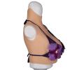 MYUYEE Half Length Silicone Breast Forms Boobs Enhancers Cotton Filler Suitable For Mastectomy Prosthesis Halloween Transgender Christmas Cross-Dresser Weddi(White Skin-A Cup) view 4