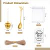 Machify Tea Party Supplies Kit With Heart Shaped Tea Infusers, Wedding Souvenirs For Guests, 25 Sets Bridal Shower Favors, Leaf Tea Spoons, Organza Bags And Thank You Cards view 2