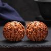 Chinese Walnuts Fidget Stress Relief Hand Exercise Balls, 2Pcs Wenwan Natural Walnut Set with Gift Box Brush, Relaxing Palm Rotation Toy for Focus Decompression Desk Play, 41-42mm(#a) view 3