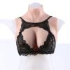 MYUYEE High Neck Half Length Realistic Silicone Breast Forms Fake Breast Boobs Enhancer Cotton Filler Suitable For Mastectomy Prosthesis Weddings Christmas H(Natural Skin-D) view 1