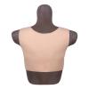 MYUYEE Round Neck Half Length Silicone Breast Forms Fake Breast Boobs Enhancers Cotton Filler Suitable For Mastectomy Prosthetic Halloween Christmas Cosplay (D~1400G) view 4