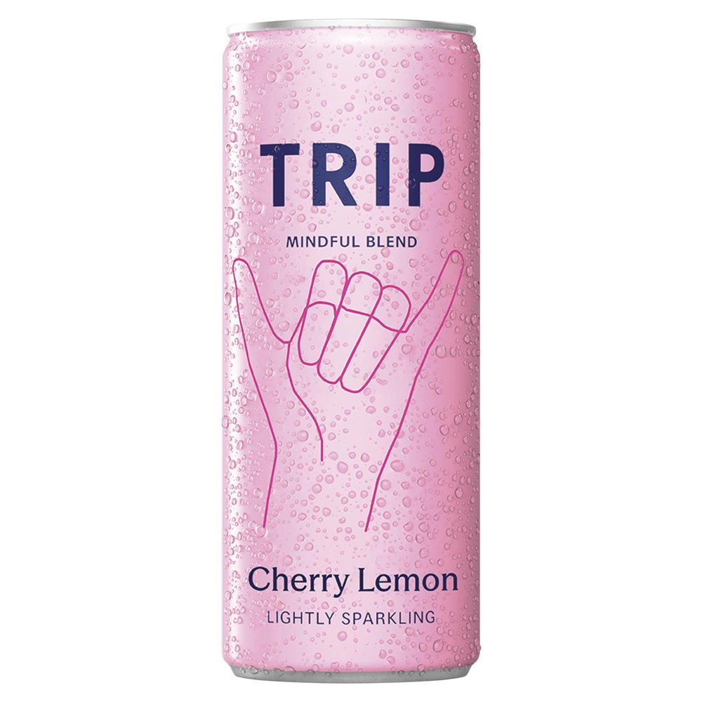 4543032-Trip Cherry Lemon Sparkling Functional Water, 250 millilitre