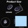 10 Pairs Glasses Nose Pads Silicone Slip on Nose Pads for Glasses Slip On Noses Pad Replacement Soft Noses Pieces for Eyeglass Sunglasses Eye Glass Grips Anti Slipping view 3