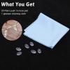 10 Pairs Glasses Nose Pads Silicone Slip on Nose Pads for Glasses Slip On Noses Pad Replacement Soft Noses Pieces for Eyeglass Sunglasses Eye Glass Grips Anti Slipping view 4