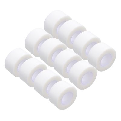 Fixing Tapes 12 Rolls Pe White for Wound Care