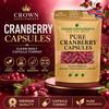 Pure Cranberry Capsules | Clean Formula Extracts | High Strength Supplement | Crown Supplements UK (360 Capsules) view 3
