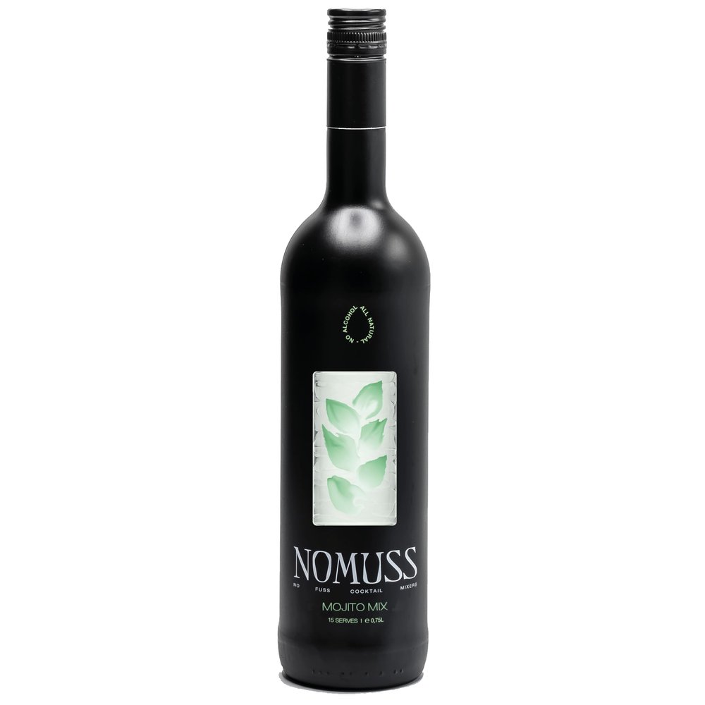 NOMUSS Mojito Cocktail Mix | Just add Rum, Vodka, Tequila or Non-Alc. alternative | Makes Cocktails, Mocktails, Spritz | 0% ABV | Vegan | All Natural premium ingredients