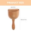 IWOWHERO 2pcs Wooden Handheld Massage Cups with Roller for Muscle and Back Therapy, Portable Body Massager Cups for Trigger Point Relief and Full-Body Muscle Relaxation view 2