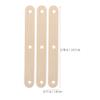 SUPVOX 50pcs Natural Wood Ice Pop Sticks with 3 Holes, 11.5cm Blank Wooden Craft Sticks for Arts, Crafts, Waxing and Ice Cream Making Supplies view 2