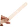 SUPVOX 50pcs Natural Wood Ice Pop Sticks with 3 Holes, 11.5cm Blank Wooden Craft Sticks for Arts, Crafts, Waxing and Ice Cream Making Supplies view 4