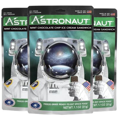 Edu-Sci Astronaut Food (Mint Choc Chip Sandwich 3 Pack)