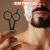 BIUDECO Beard Scissors, Stainless Steel and Mustache Trimming Scissors Set with Small Comb and Storage Pouch for Precise Trimming and Clean Cut Men for Home DIY and Outdoor Travel view 3