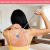 4Pcs Extendable Back Scratchers, Portable Itch Relief Massager with Telescopic Handle, Rake Head Scratching Tool for Head, Back, Leg and Other Tickling Massage - 19.5-67cm Back Scratcher Telescopic view 4