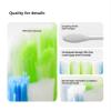 6 pcs Replacement Brush Heads,Compatible for Oclean Flow/X PRO/X /F1/Z1/One/ Air2 Toothbrush Nozzles(6 pcs White) view 3