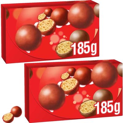Easter Milk Chocolate & Honeycomb Gift Box 185g (2 Pack) Smooth Milk Chocolate with Crunchy Honeycomb | Vegetarian-Friendly - Mlts