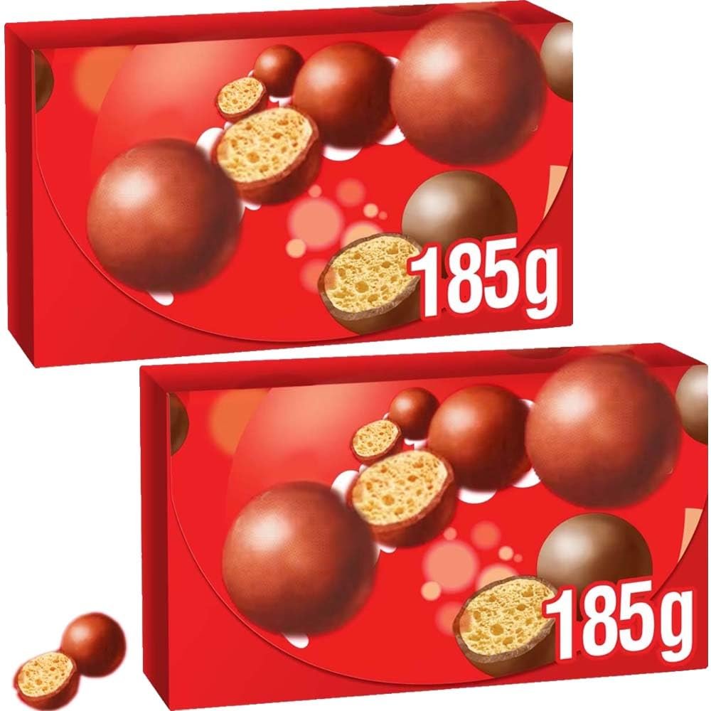 Easter Milk Chocolate & Honeycomb Gift Box 185g (2 Pack) Smooth Milk Chocolate with Crunchy Honeycomb | Vegetarian-Friendly - Mlts