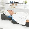 Massage Breast Pillow and Face Down Pillow Set, Memory Foam Face Cradle for Sleeping with Non-Slip Bottom, Breast Support Pillow Bolster Head Cushion Chest Cushion for SPA Home Beauty Salon Bedroom view 3