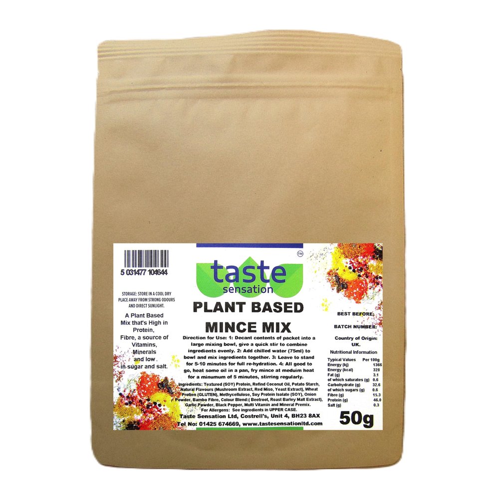 Plant Based Mince Mix (5 x 50g Packs)