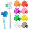 10Pcs Toothbrush Covers, Portable Durable Toothbrush Cover Clip for Manual & Electric Toothbrushes, Ideal for Home, Travel, Bathroom, School & Camping view 1