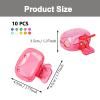 10Pcs Toothbrush Covers, Portable Durable Toothbrush Cover Clip for Manual & Electric Toothbrushes, Ideal for Home, Travel, Bathroom, School & Camping view 2