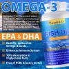 Omega 3 Fish Oil Capsules, High Purity Fish Oil Supplement, 120 Capsules, Clean Formula, Tested for Heavy Metals view 2