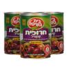 Beit Hashita Pitted Mixed Olives in Brine, Green & Black Olive Selection, 3-Pack (275g Each) Deli-Style Canned Olives, Kosher