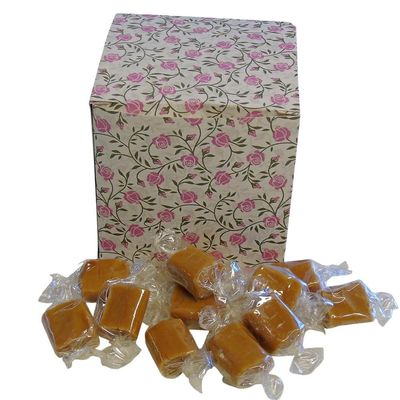 300g Rose Pattern Box of Bristows Clotted Cream Fudge