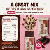 BiaSol High Fibre Chocolate Brownie Oat Bars 14 Extra Large 60g | Delicious, SoftBaked FlapjackStyle | Plant Based Snacks & Cereal Bars | GreatTasting On the Go Energy Bar view 3