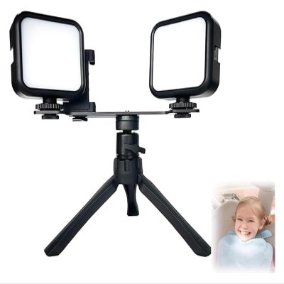Dental Photography Mobile Fill Light, 48-100mm Extendable Phone Holder, 3000K-7000K & 3 Independently Adjustable Group Lights for Clear Images