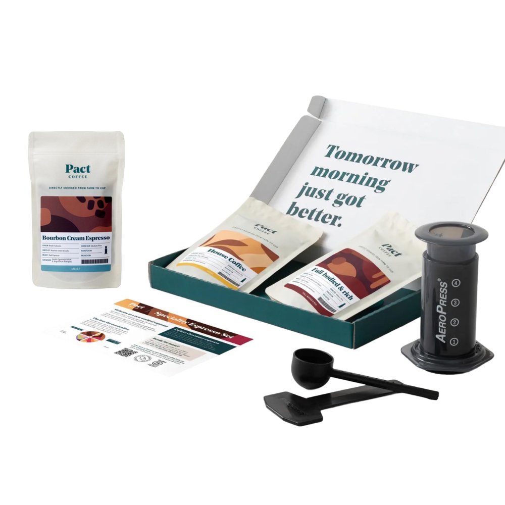 Pact Coffee Gifting Starter Kit, 3 x 100g, Ground