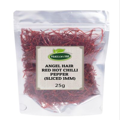 Angel Hair Red Hot Chilli Pepper (Sliced 1mm) 25g by Hatton Hill