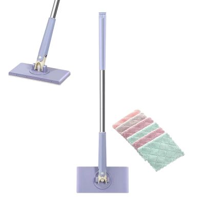 Mini Cleaning Mop Ergonomic Non-Slip Cleaner with 360 Degree Rotating Head
