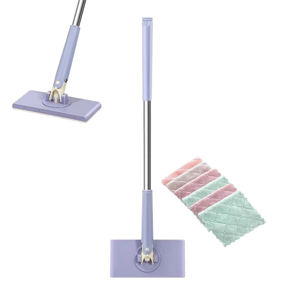 Mini Cleaning Mop Ergonomic Non-Slip Cleaner with 360 Degree Rotating Head