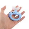 ibasenice U-Shaped Toothbrush 0-3 Years Soft Silicone Bristles Training Toothbrush Dinosaur Design Blue Whole Mouth Gum Care Manual Brush view 4
