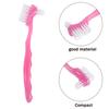DEARMAMY 6pcs Double-Sided Denture Cleaning Brush False Teeth Brushes Soft Bristle Dental for Elderly Patients Travel Denture Clean view 3